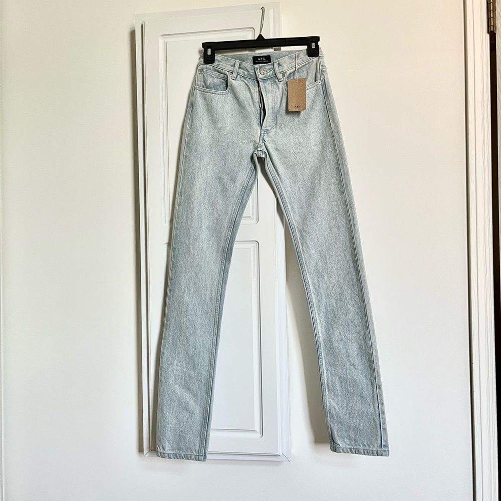 NWT A.P.C High Rise straight Jeans Petit New Standard